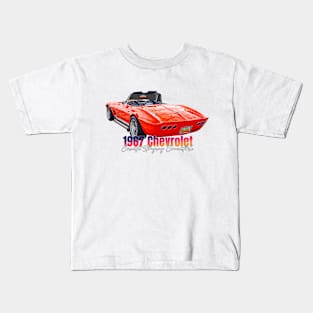 1967 Chevrolet Corvette Stingray Convertible Kids T-Shirt